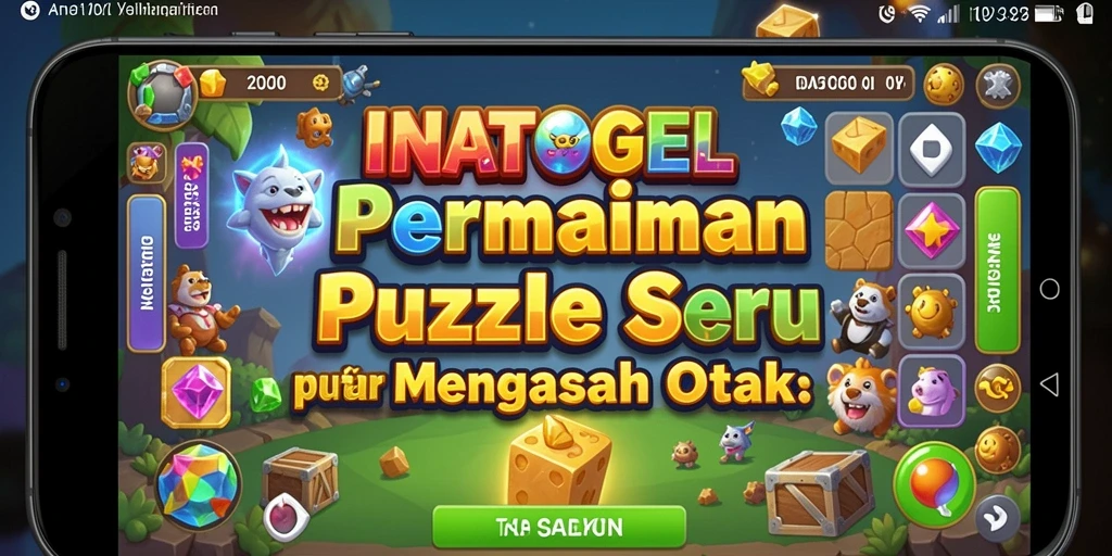 Tampilan gameplay INATOGEL dengan teka-teki menarik.