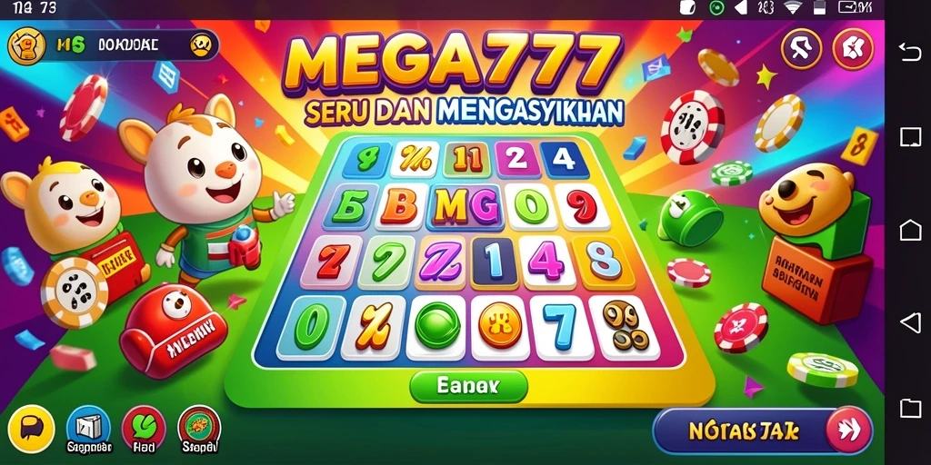 Tampilan gameplay seru dari MEGA777 saat bermain Bingo.