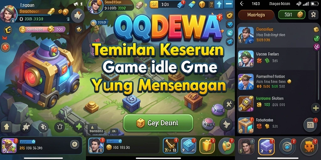 Screenshot menampilkan gameplay Idle yang menarik dan interaktif.