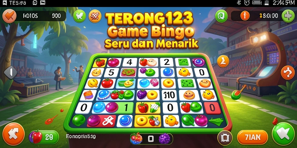 Tampilan gameplay seru dalam aplikasi Bingo TERONG123 yang menarik.
